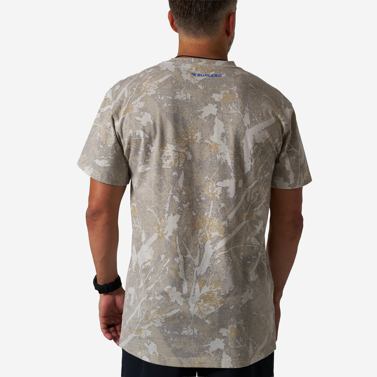 BURLEBO VINTAGE WASHED TEE - PRAY - DRIFTER CAMO