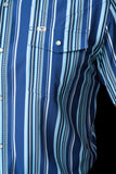FERRELL MEN'S THE JAMES IN BLUE - SHORT SLEEVE SNAP