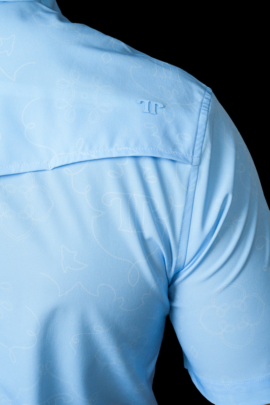 FERRELL MEN'S THE CARSON IN LIGHT BLUE - SHORT SLEEVE SNAP