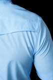 FERRELL MEN'S THE CARSON IN LIGHT BLUE - SHORT SLEEVE SNAP