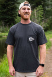 Burlebo Short Sleeve Classic Deer Camo Arrowhead - Heather Black