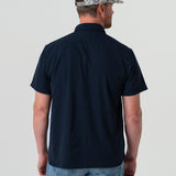 Burlebo Performance Western Shirt - Navy