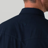 Burlebo Performance Western Shirt - Navy