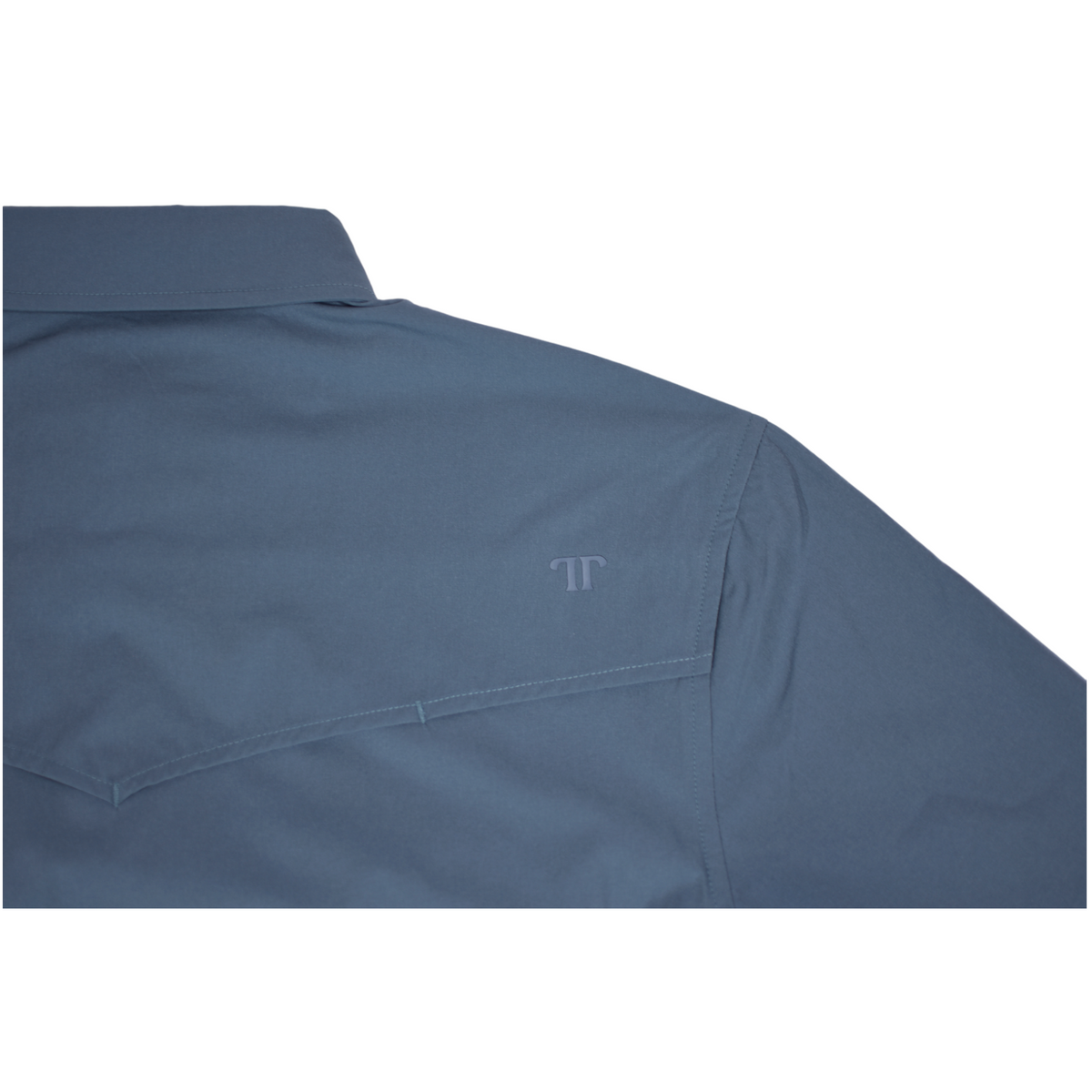 FERRELL MEN'S CORE SHORT SLEEVE PEARL SNAP SHIRT - BLUE