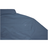 FERRELL MEN'S CORE SHORT SLEEVE PEARL SNAP SHIRT - BLUE