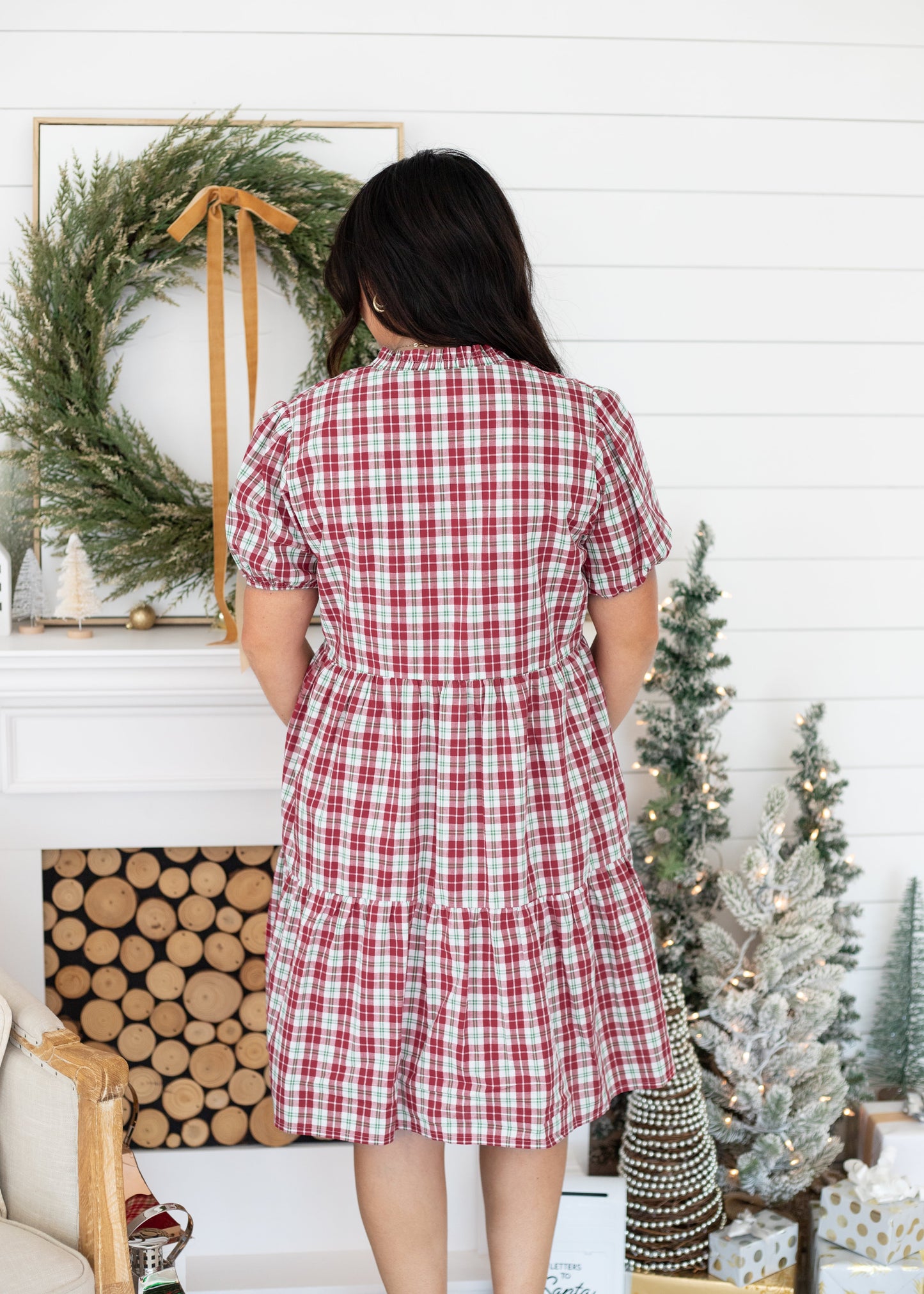THE MARY PLAID DRESS