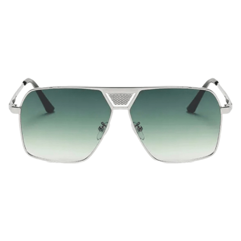 AMERICAN BONFIRE WEST SILVER FRAME IN GREEN LENS