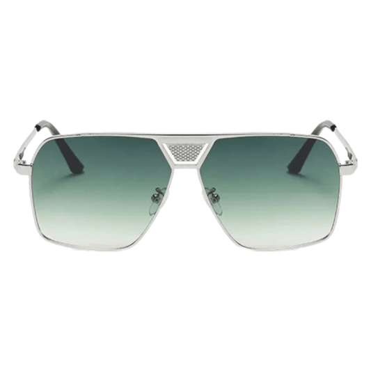 AMERICAN BONFIRE WEST SILVER FRAME IN GREEN LENS