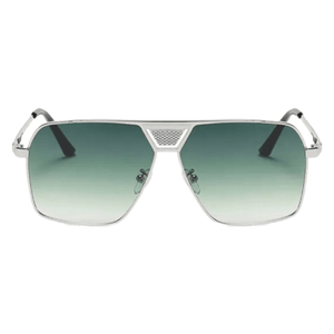 AMERICAN BONFIRE WEST SILVER FRAME IN GREEN LENS