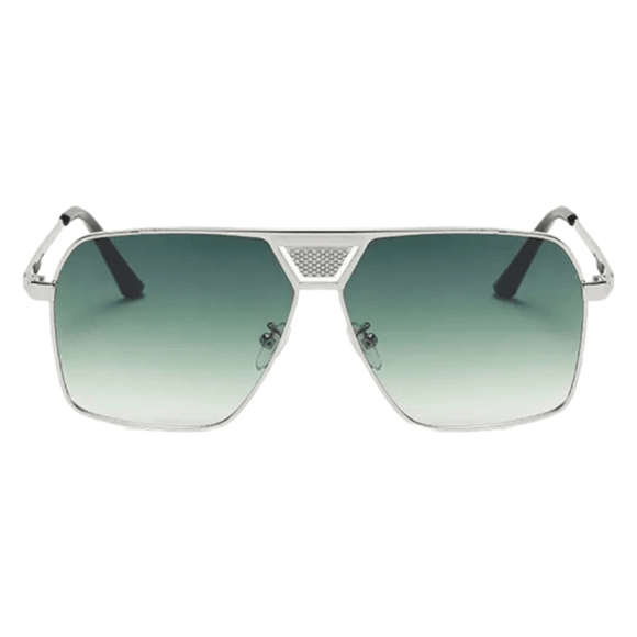 AMERICAN BONFIRE WEST SILVER FRAME IN GREEN LENS