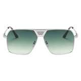 AMERICAN BONFIRE WEST SILVER FRAME IN GREEN LENS