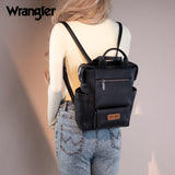 Wrangler Tote/Shoulder Bag Convertible Backpack - Black