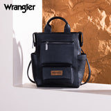 Wrangler Tote/Shoulder Bag Convertible Backpack - Black