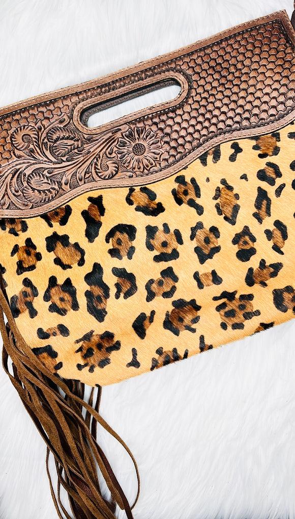 American Darling Leopard Boho Bag