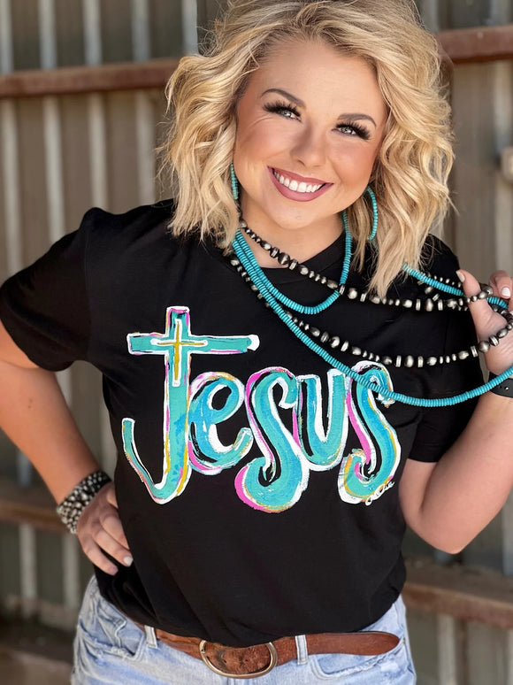 JESUS TEE - SOLID BLACK