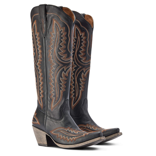 ARIAT WOMEN'S CASANOVA WESTERN BOOT - BROOKLYN BLACK
