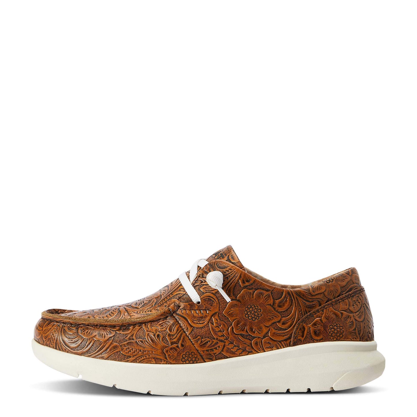 ARIAT WOMEN'S BROWN FLORAL EMBOSS HILO