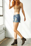 KANCAN Gizelle Mid Rise Boyfriend Shorts