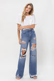 90S VINTAGE LOOSE FIT STRAIGHT JEANS