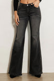 VIBRANT ARIANA FLARE JEANS - BLACK STONE