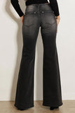 VIBRANT ARIANA FLARE JEANS - BLACK STONE