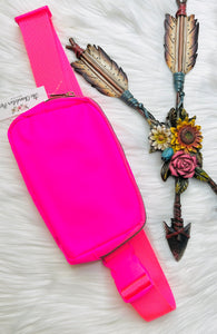 NEON PINK BUM BAG & FANNY PACK