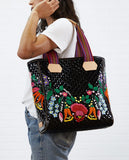 CONSUELA LA REINA BLACK CLASSIC TOTE