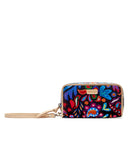 CONSUELA SOPHIE BLACK SWIRLY WRISTLET WALLET