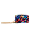 CONSUELA SOPHIE BLACK SWIRLY WRISTLET WALLET