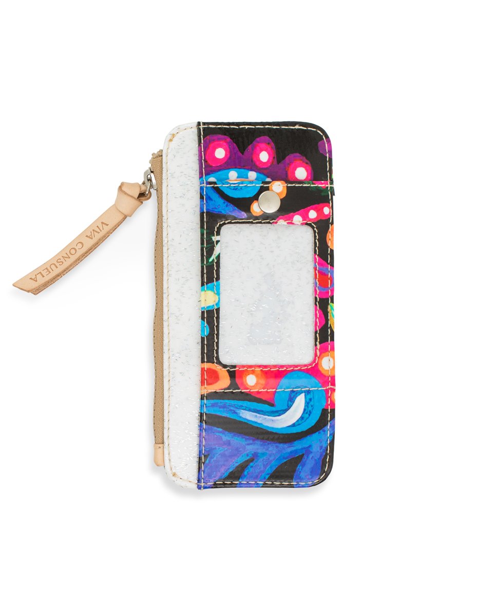 CONSUELA SOPHIE BLACK SWIRLY CARD ORGANIZER