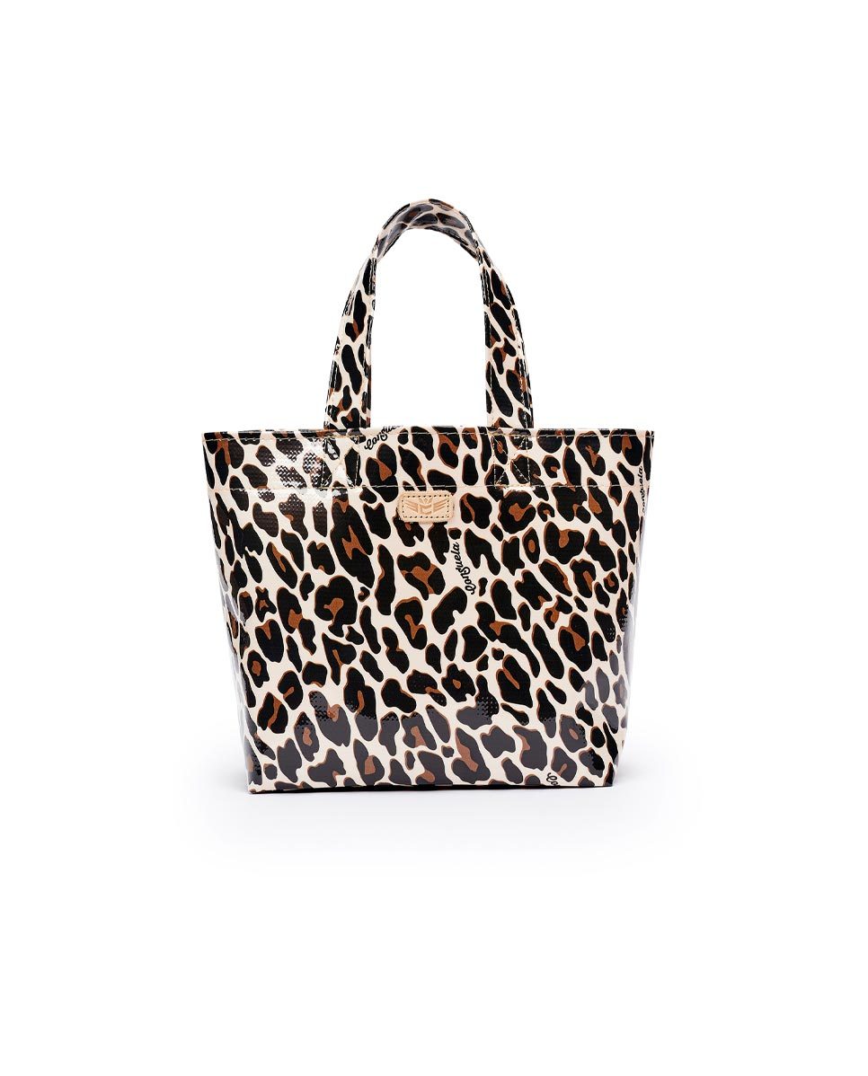 CONSUELA MONA BROWN LEOPARD GRAB 'N' GO MINI BAG