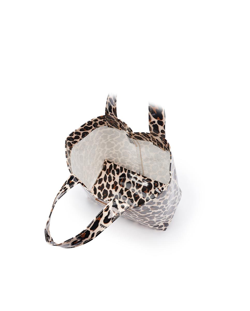 CONSUELA MONA BROWN LEOPARD GRAB 'N' GO MINI BAG