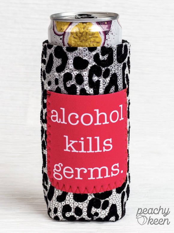 ALCOHOL KILLS GERMS SLIM CAN