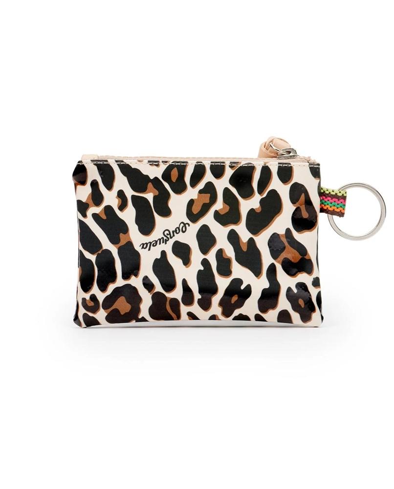 CONSUELA MONA BROWN LEOPARD TEENY POUCH