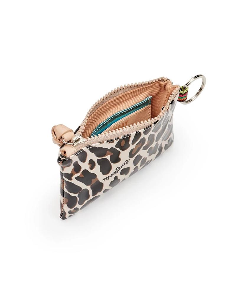 CONSUELA MONA BROWN LEOPARD TEENY POUCH