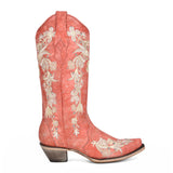 CORRAL LADIES CORAL FLOWERED EMBROIDERY BOOTS - A4238