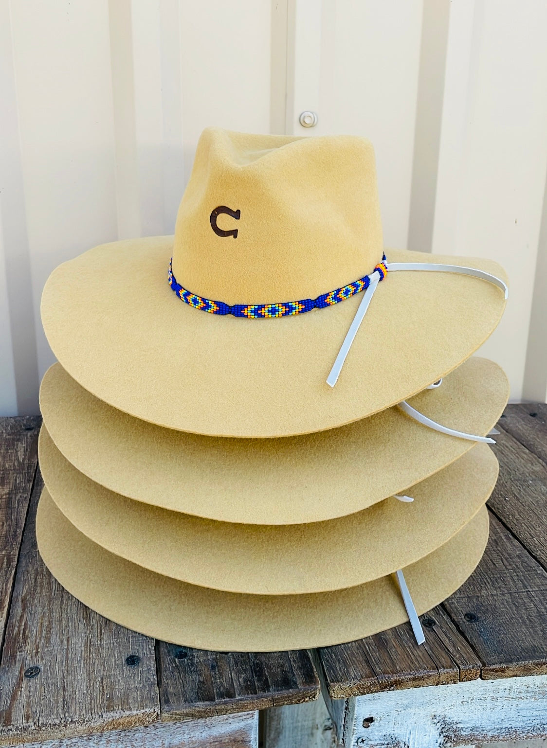 CHARLIE 1 HORSE GYPSY DIJON MUSTARD HAT
