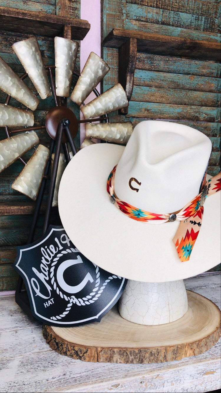 CHARLIE 1 HORSE NAVAJO FELT HAT