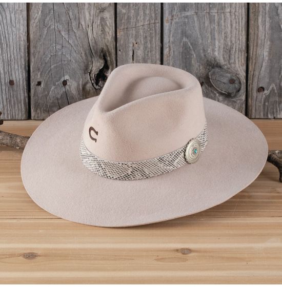 CHARLIE 1 HORSE SILVERBELLY SIDEWINDER HAT