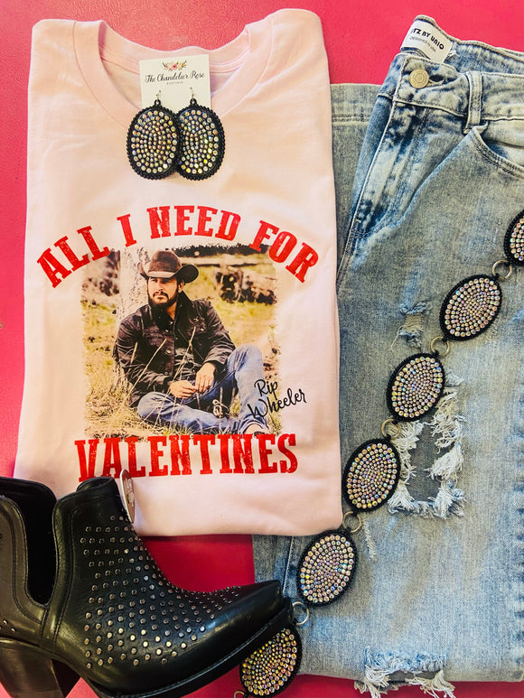 ALL I NEED FOR VALENTINES RIP WHEELER - PINK