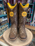 CORRAL WOMEN'S ORIX GLITTER IN LAY & STUDS SQUARE TOE C3275