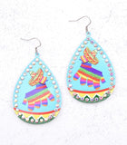 PINATA EARRINGS - BABY BLUE