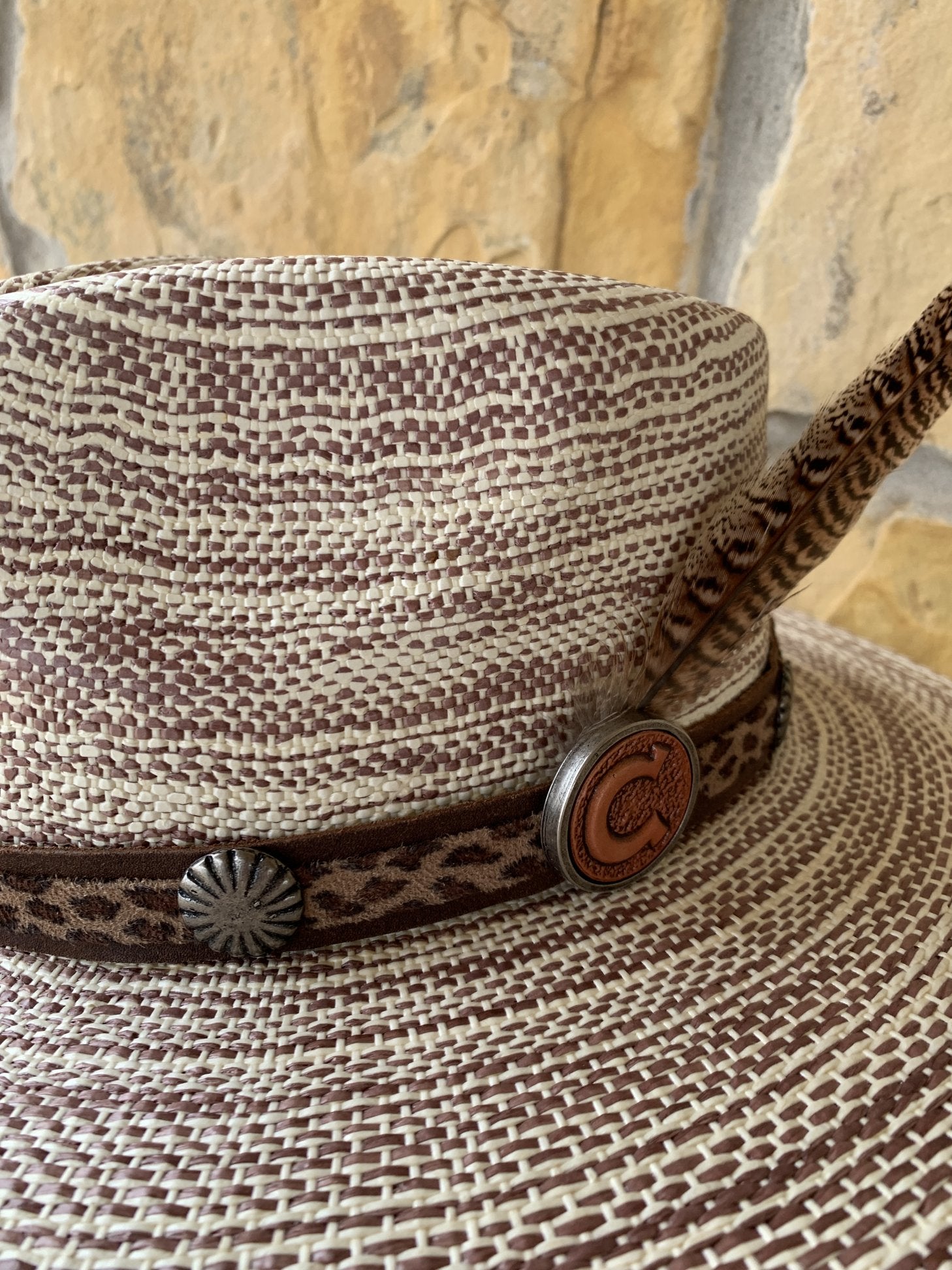 Charlie One Horse Prowlin’ Hat Charlie 1 Horse Spear Point Straw Hat – McKinney Hat Company main image 3