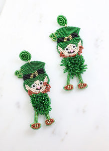 Lucky Leprechaun Earring GREEN