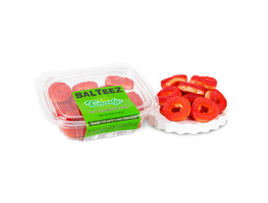 SALTEEZ SPICY STRAWBERRY RINGS CANDY