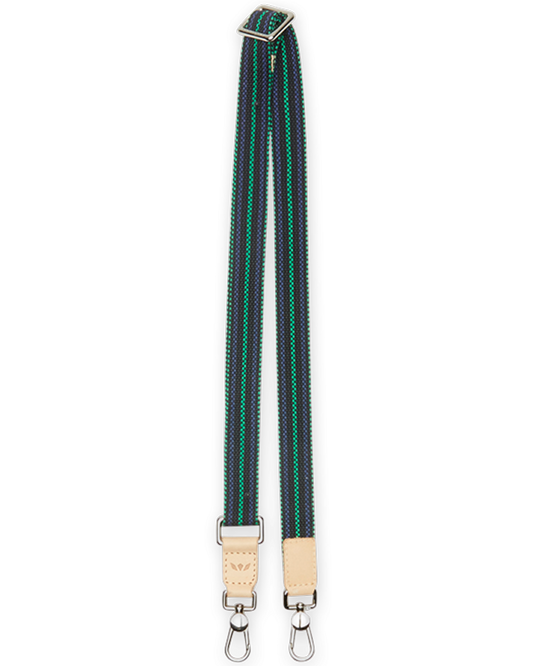 CONSUELA WINTERGREEN SLIM WEBBING CROSSBODY STRAP