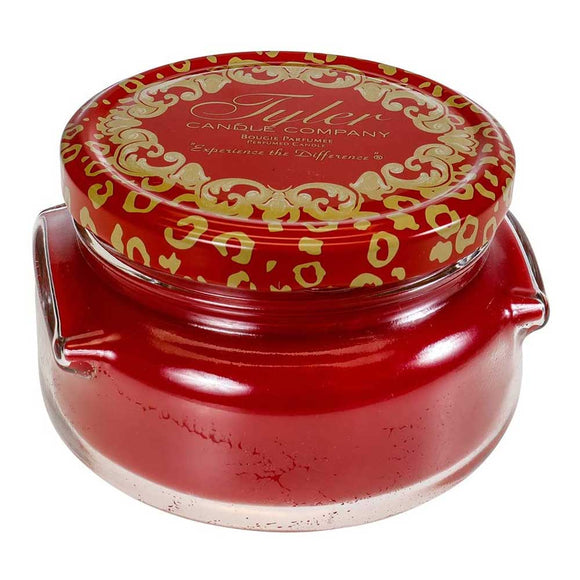 TYLER CANDLE CO FROSTED POMEGRANATE CANDLE - 3.4oz