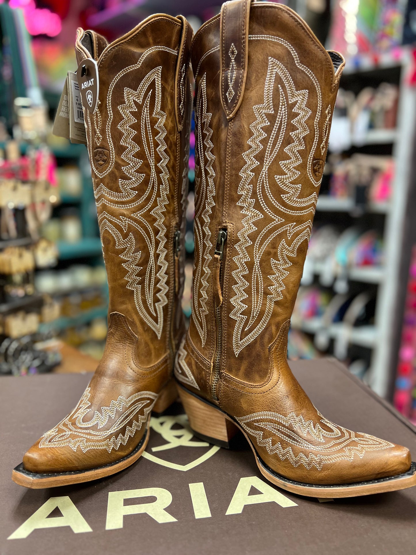 ARIAT WOMEN'S SHADES OF GRAIN CASANOVA WESTERN BOOT