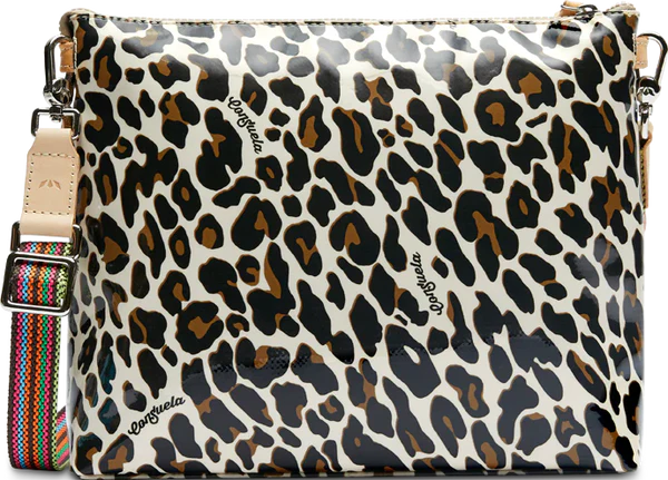 CONSUELA MONA BROWN LEOPARD DOWNTOWN CROSSBODY