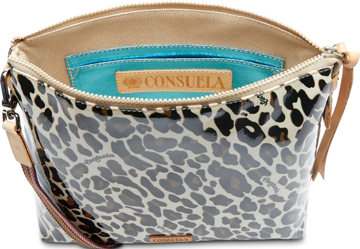 CONSUELA MONA BROWN LEOPARD DOWNTOWN CROSSBODY